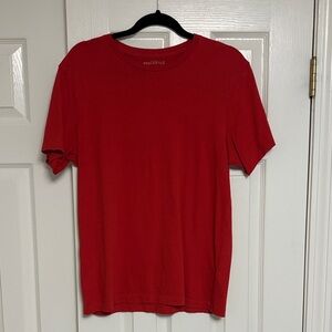 Mens Red J Crew T Shirt Size Small
